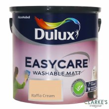 Dulux Easycare Washable Matt Paint Raffina Cream 2.5 Litre