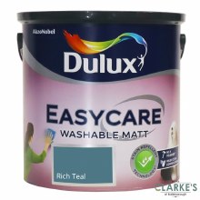 Dulux Easycare Washable Matt Paint Rich Teal 2.5 Litre