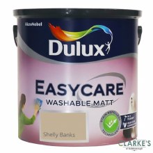 Dulux Easycare Washable Matt Paint Shelly Banks 2.5 Litre