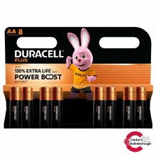 Duracell AA Power Boost Batteries 8 Pack