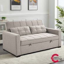 Easy 3 Seater Sofa Bed Sand