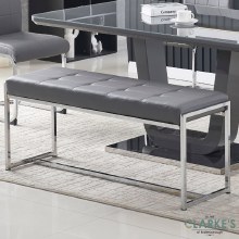 Edel Dining Bench Dark Grey