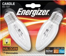 Energizer 48W E27 Halogen Bulbs 2 Pack