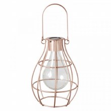 Solar Firefly Lantern Rose Gold