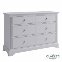 Eva Grey Collection 6 Drawer Chest