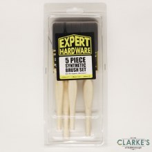 Expert Hardware 5 Synthetic Brush Set Expert Hardware 5 Synthetic Brush Set