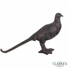 Festive Pheasant Antique Effect Christmas Decoration 31cm