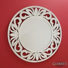 Fiore luxury round wall mirror 100cm