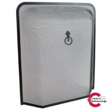 Fireplace Screen Black