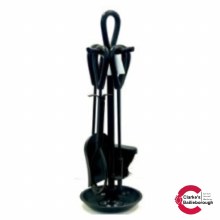 Fireside Heritage Loop Companion Set – Black Finish