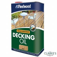 Fleetwood Decking Oil Oak 5 Litre Fleetwood Decking Oil Oak 5 Litre
