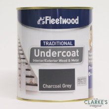 Fleetwood Traditional Undercoat Charcoal Grey 750ml