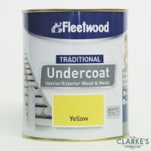 Fleetwood Traditional Undercoat Yellow 750ml