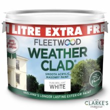 Fleetwood Weather Clad White 10 Ltr