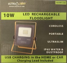 LED 10W Rechargeable Floodlight