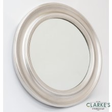 Florentine Silver Round Wall Mirror 66 x 66 cm