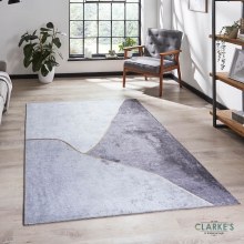 Force K7279 Grey/Gold Rug 120 x 170cm