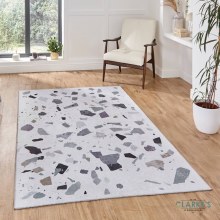 Force K7282 Ivory/Grey Rug 120 x 170cm