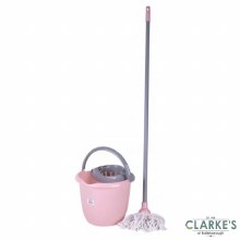 Picture of Urban Living - Floor Mop & Bucket Set Pink