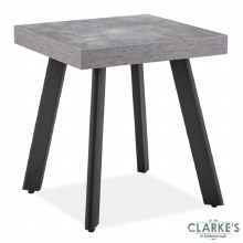 Frederic Lamp Table Grey Concrete Effect