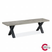 Frederic Concrete Effect Top Dining Bench Frederic Concrete Effect Top Dining Bench
