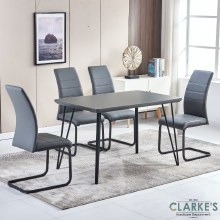 Freya 4" Dining Set | Table and 4 Chairs