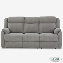 Galaxy 3 Seater Recliner Sofa Grey