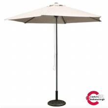 Push Up Aluminium Garden Parasol 2.5 Metre Beige