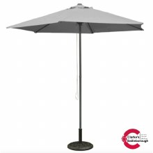 Push Up Aluminium Garden Parasol 2.5 Metre Grey