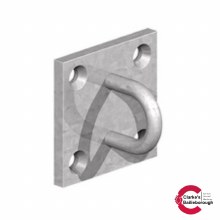 GateMate Ring on a Plate 50x50mm Galvanised