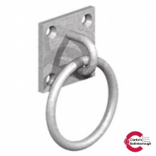 GateMate Ring on a Plate 50x50mm Galvanised