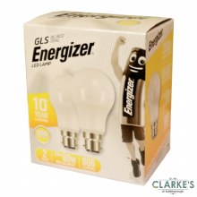 Energizer LED Lamp B22 GLS 2 Pack