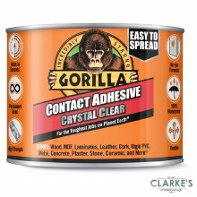 Gorilla Crystal Clear Contact Adhesive Tin 250ml