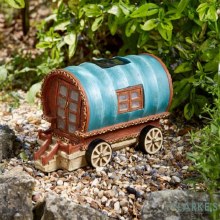 Gypsy Rose Caravan - Garden Solar Decoration