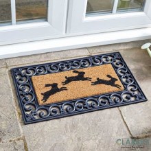 Hares! - Door Mat ( Frame not included)