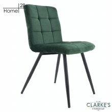 Palma Velvet Dining Chair Green