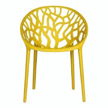 Millie Trellis Garden Chair Yellow