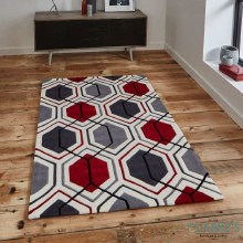 Hong Kong Rug HK7526 Cream/Red 150x230cm