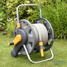 Hozelock Assembled 2 in 1 Hose Reel with Hose