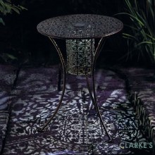 Illumina - Solar Round Garden Table