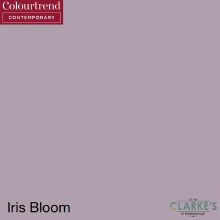 Colourtrend Contemporary Ceramic Matt Paint Iris Bloom Colour 1 Litre