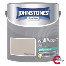 Johnstones Wall and Ceiling Soft Sheen Emulsion Paint 2.5L - Chapel Stone