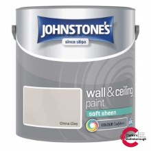 Johnstones Wall and Ceiling Soft Sheen Emulsion Paint 2.5L - Seashell