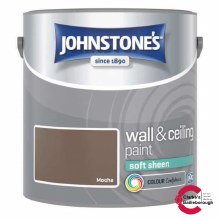 Johnstones Wall and Ceiling Soft Sheen Emulsion Paint 2.5L - Mocha