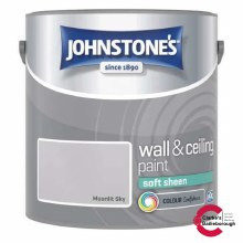 Johnstones Wall and Ceiling Soft Sheen Emulsion Paint 2.5L - Moonlit Sky