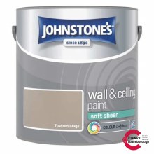 Johnstones Wall and Ceiling Soft Sheen Emulsion Paint 2.5L - Toasted Beige