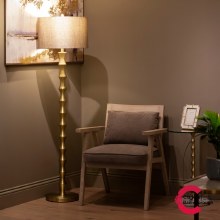 Julia Floor Lamp Gold-Champagne