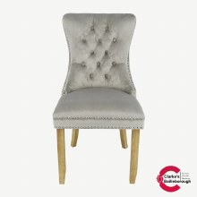 Kacey mink velvet dining chair