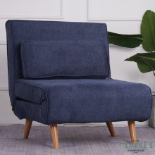 Kendal Single Sofa Bed Denim Blue