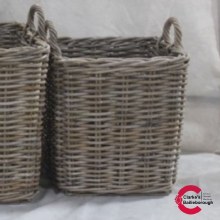 Kubu Small Square Log Basket